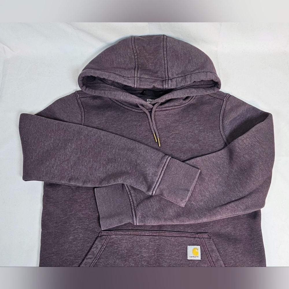 Carhartt Women's Relaxed Fit Hoodie Small TS2790-W Purple EUC - Picture 10 of 12